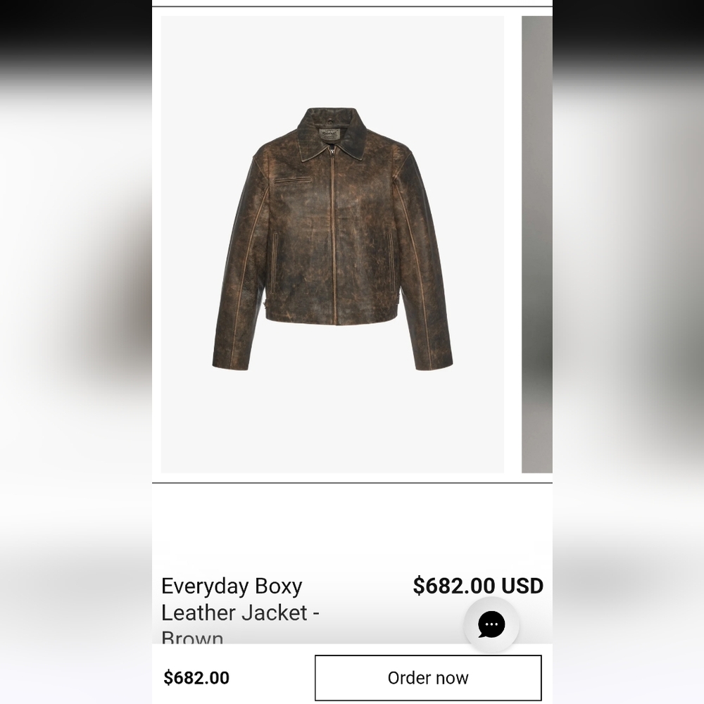 Rebalance Leather Jacket‎ Small - Picture 7 of 8